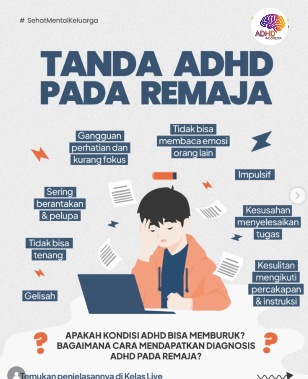 Screening ADHD Non-Diagnostik: Edukasi Awal bagi Orang Tua di Kabupaten Solok