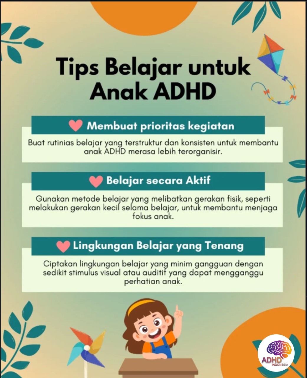 Strategi Belajar yang Cocok untuk Anak ADHD di Kabupaten Solok